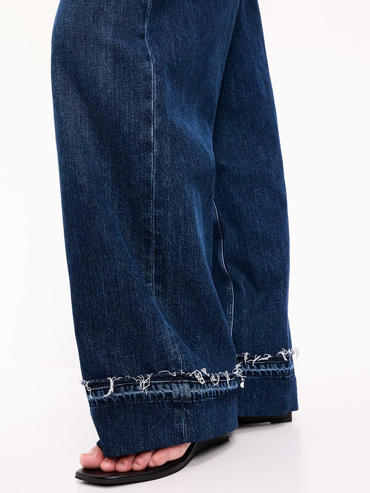 Image number 5 showing, Low-Rise Baggy Wide-Leg Jeans