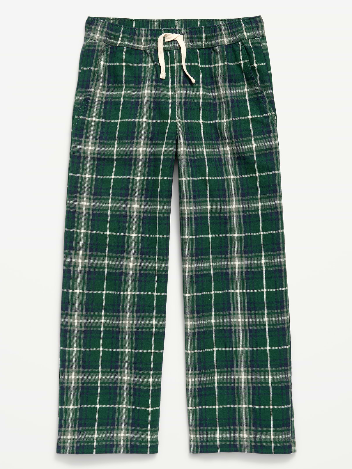 Image number 4 showing, Pull-On Baggy Plaid Flannel Pants for Boys