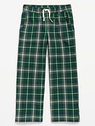 Image number 4 showing, Pull-On Baggy Plaid Flannel Pants for Boys