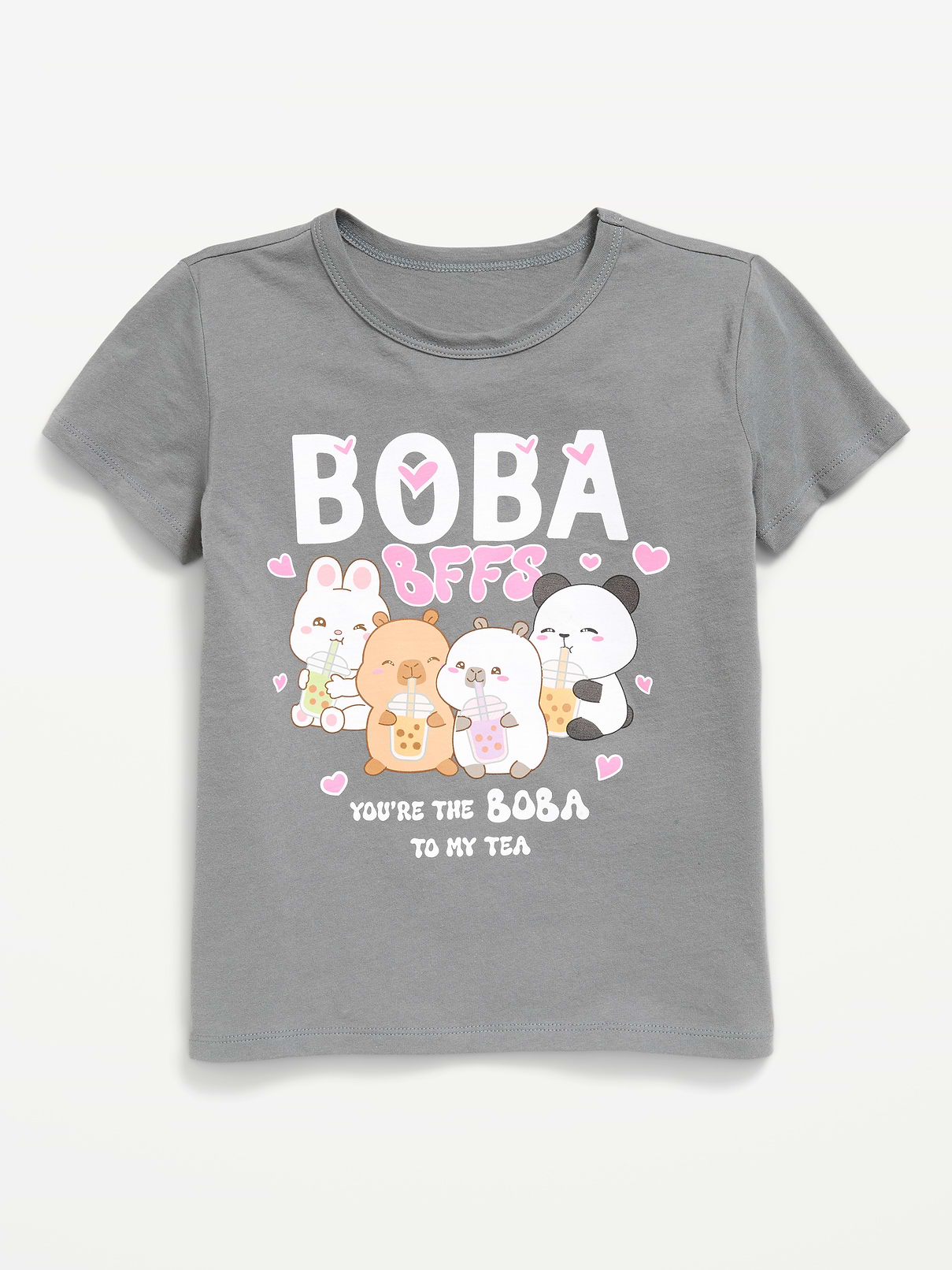 Image number 1 showing, CapyFun™ Graphic T-Shirt for Girls