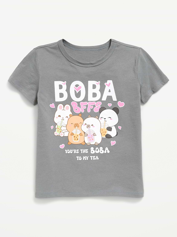CapyFun™ Graphic T-Shirt for Girls