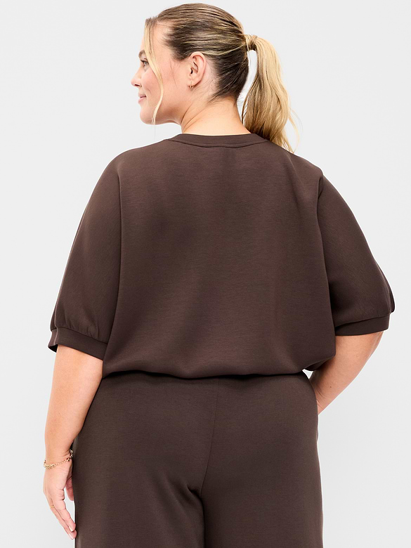 Bounce Fleece Dolman-Sleeve Top