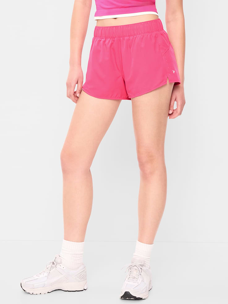 Image number 1 showing, Mid-Rise StretchTech Run Shorts -- 3-inch inseam