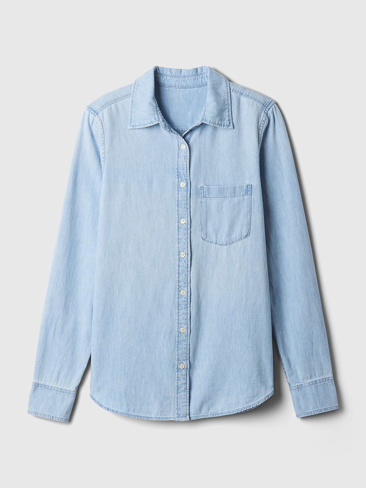 Image number 5 showing, Organic Cotton Denim Classic Shirt