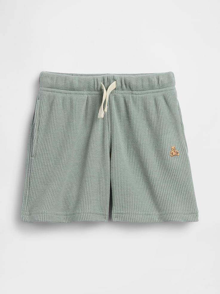 Image number 2 showing, Baby & Toddler Pull-On Waffle Shorts