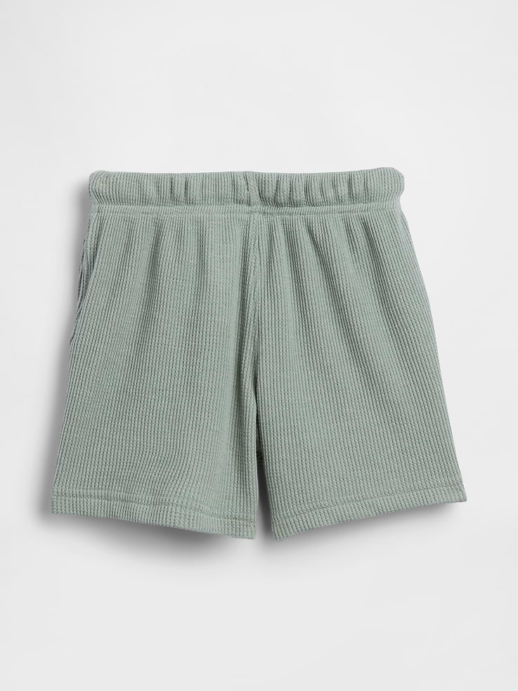 Image number 3 showing, Baby & Toddler Pull-On Waffle Shorts