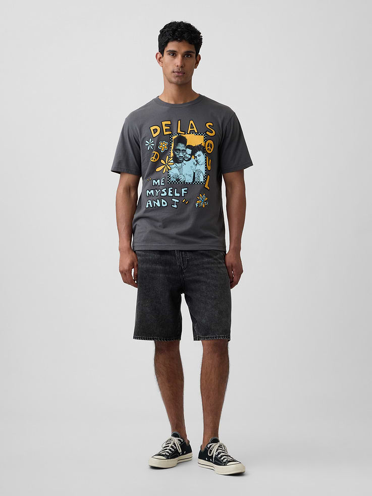 Image number 3 showing, De La Soul Everyday Soft Relaxed Graphic T-Shirt