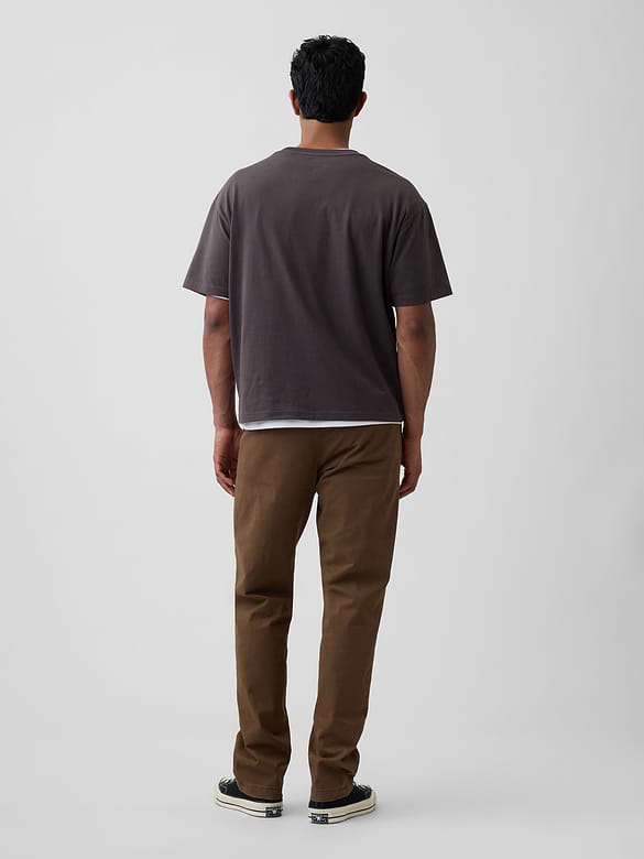 GapFlex Essential Khakis in Straight Fit