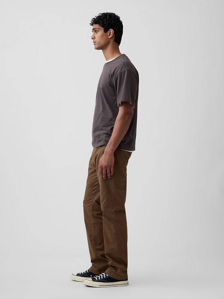 Image number 4 showing, GapFlex Essential Khakis in Straight Fit