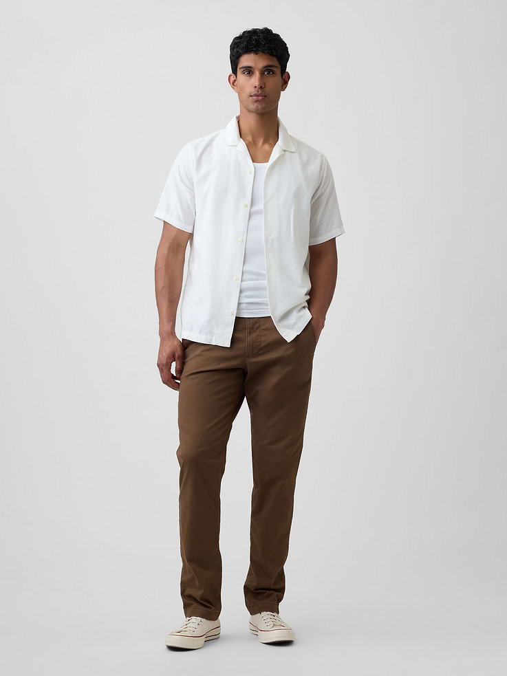 Image number 1 showing, GapFlex Essential Khakis in Slim Fit