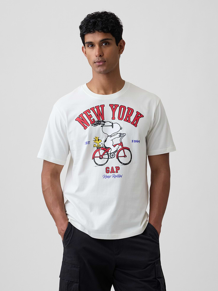 Image number 1 showing, Peanuts Everyday Soft Relaxed Graphic T-Shirt