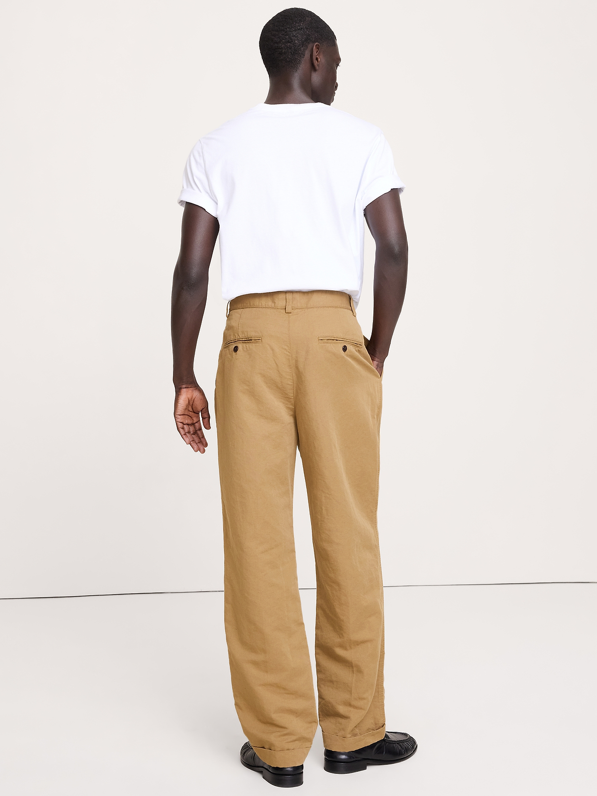 Archive Reissue Pleated Italian Linen-Cotton Pant | Banana Republic