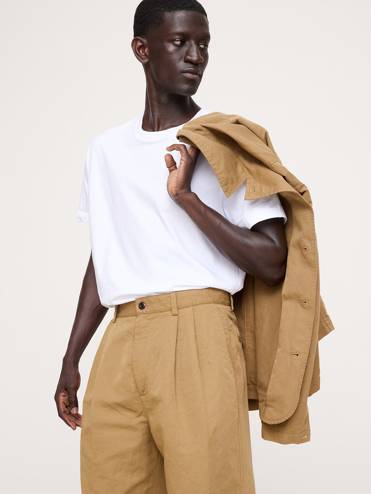 Archive Reissue Pleated Italian Linen-Cotton Pant | Banana Republic