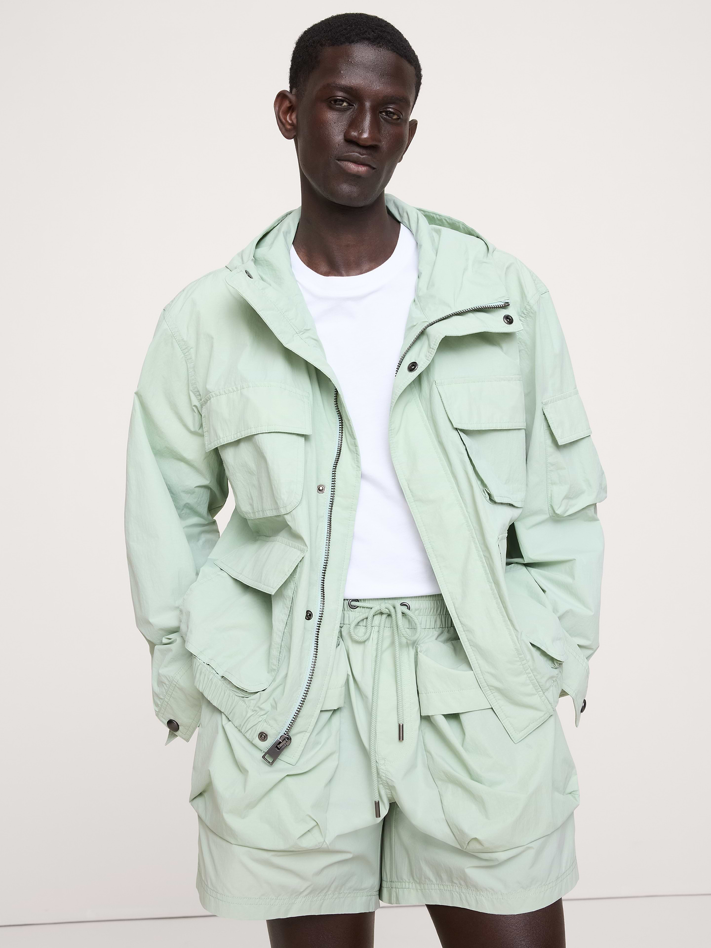 Image number 1 showing, Relaxed Multi-Pocket Flight Jacket