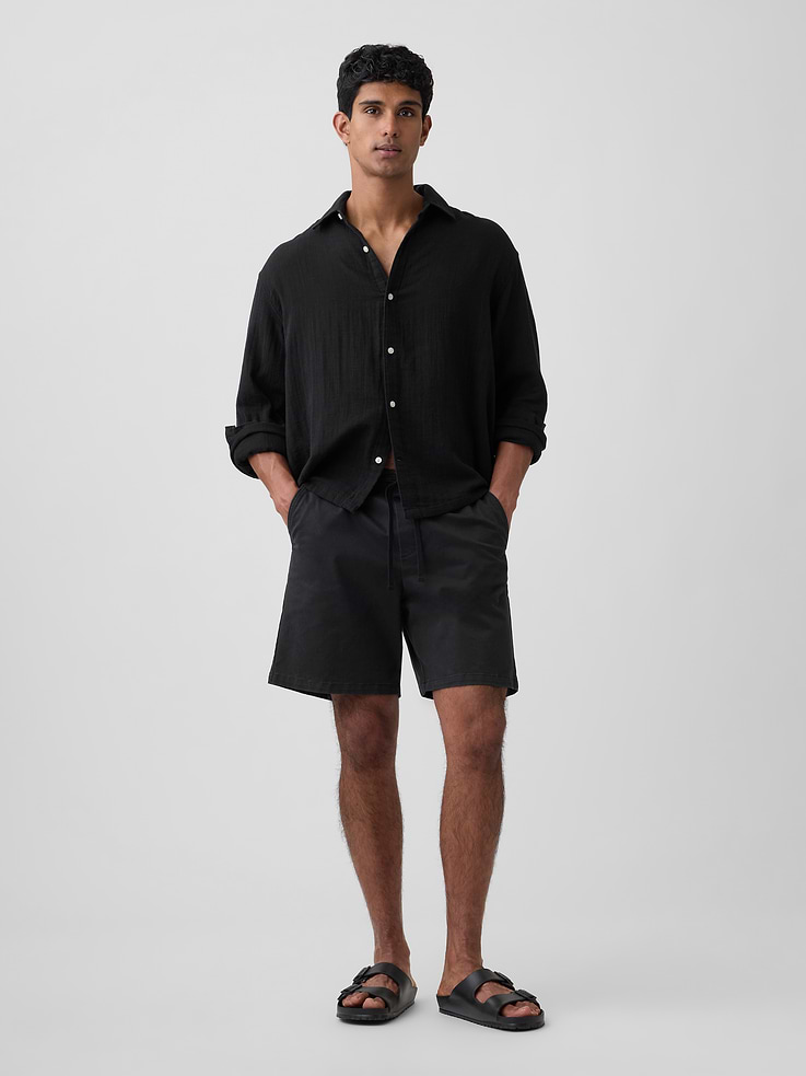 Image number 3 showing, Gauze Shirt in Boxy Fit