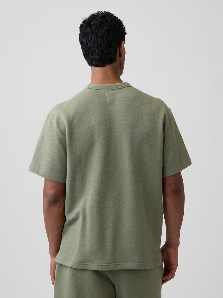 Image 2 of 7, Adult Relaxed French Terry T-Shirt