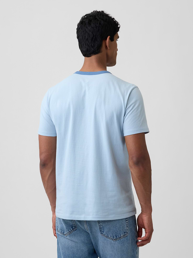 Image number 2 showing, Everyday Soft Ringer Crewneck T-Shirt