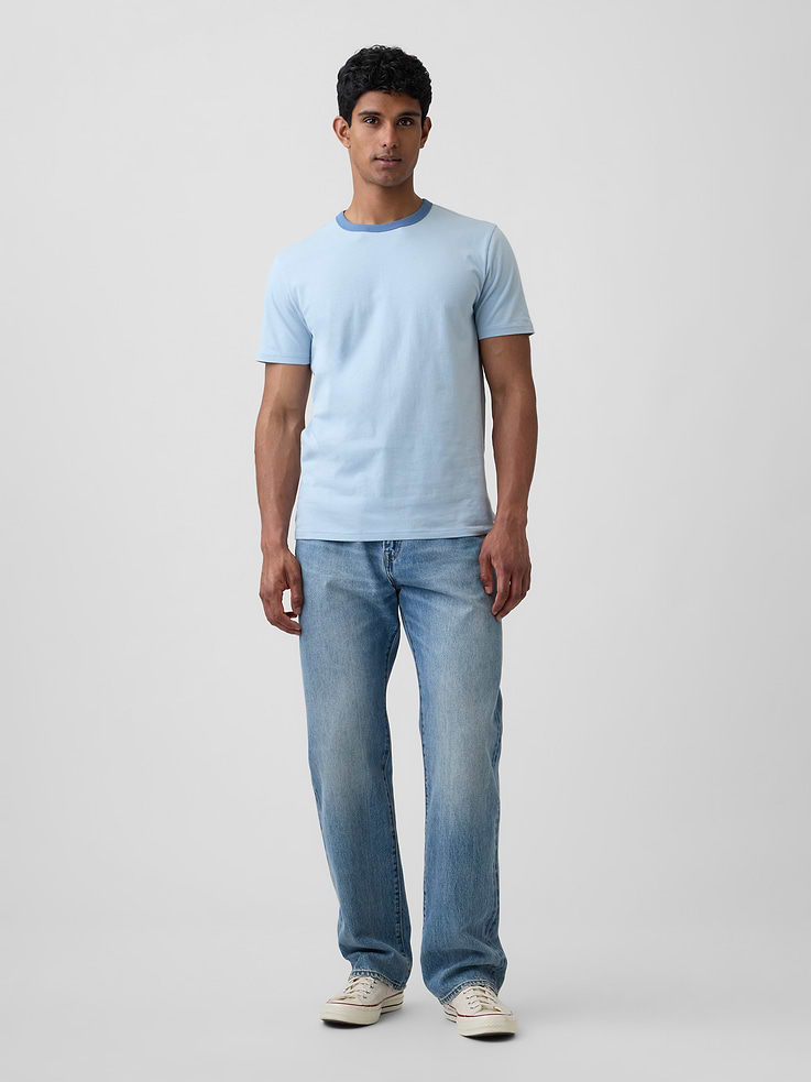 Image number 3 showing, Everyday Soft Ringer Crewneck T-Shirt
