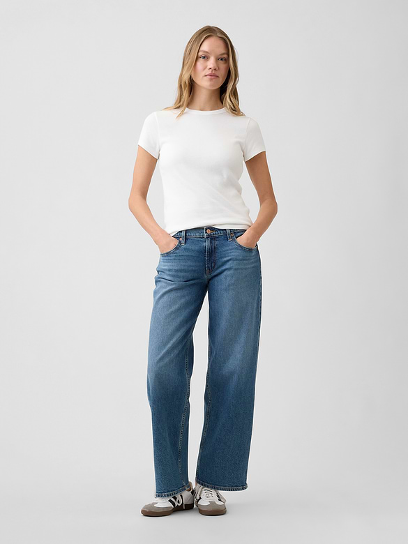 Low Rise '90s Loose Jeans
