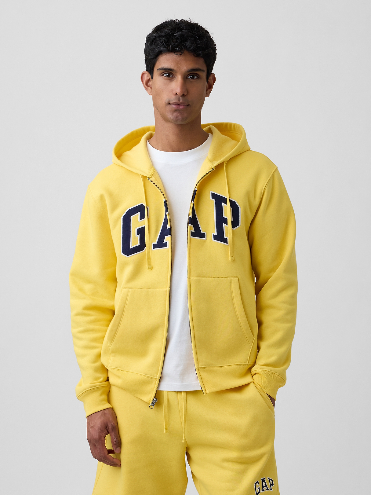 Adult Relaxed Gap Logo Zip Hoodie | Gap Factory