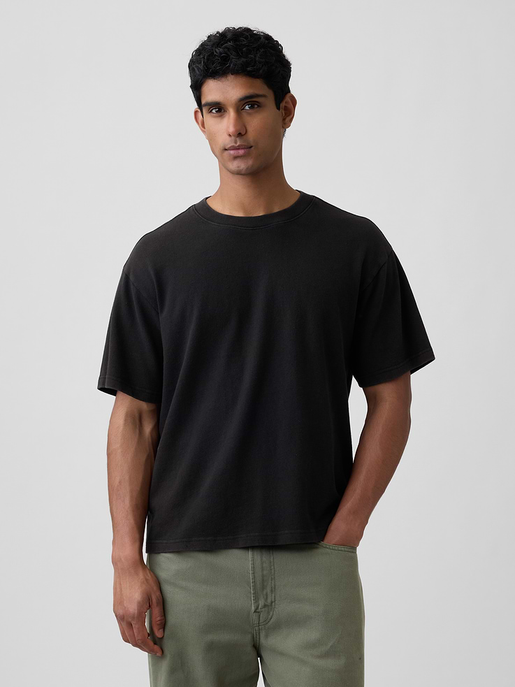 Image number 1 showing, Heavyweight Boxy T-Shirt