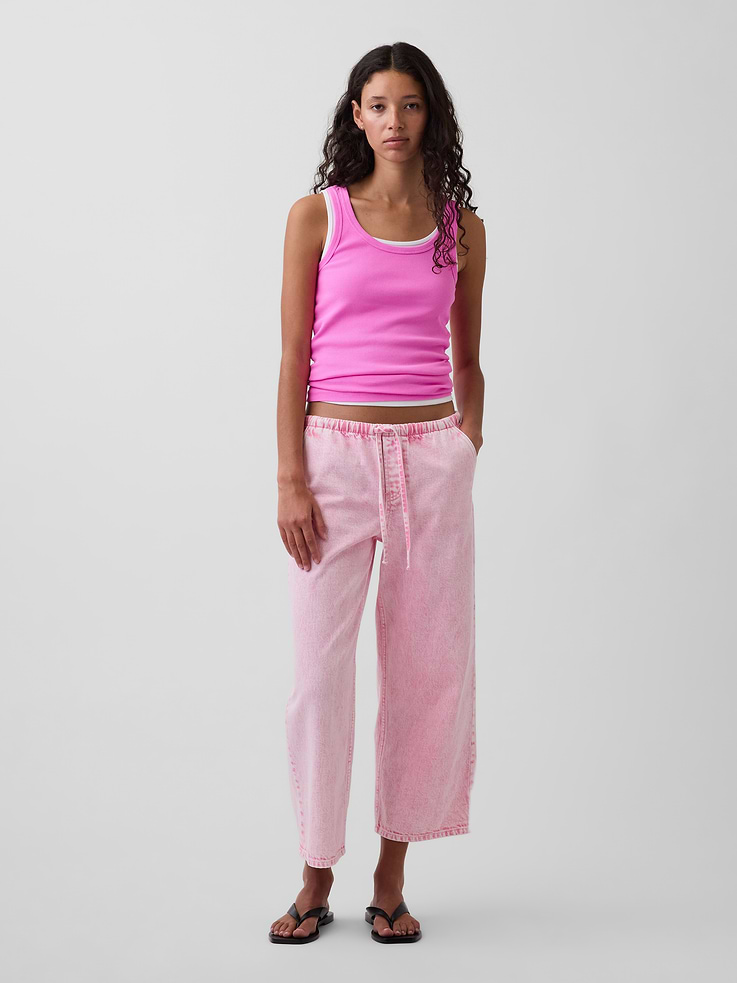 Image number 1 showing, Low Rise '90s Loose Easy Crop Jeans
