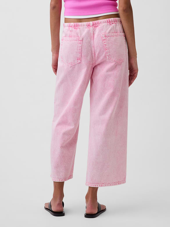 Low Rise '90s Loose Easy Crop Jeans