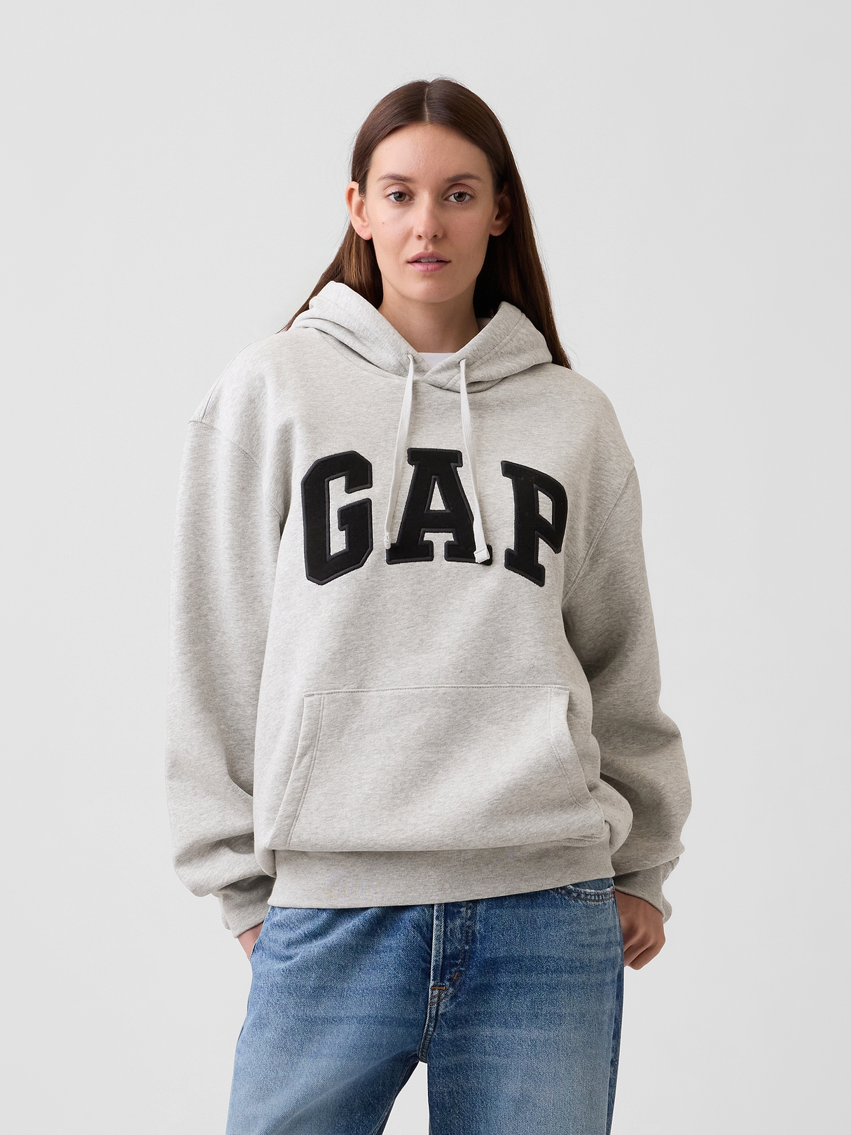 Adult Relaxed Gap Logo Hoodie | Gap Factory