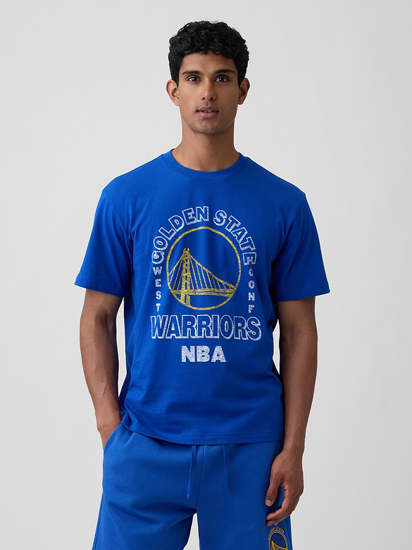Adult NBA Golden State Warriors Relaxed Graphic T-Shirt