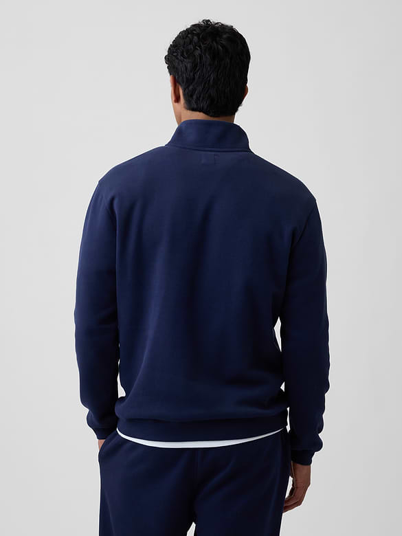 Adult Relaxed Quarter-Zip Fleece Sweatshirt