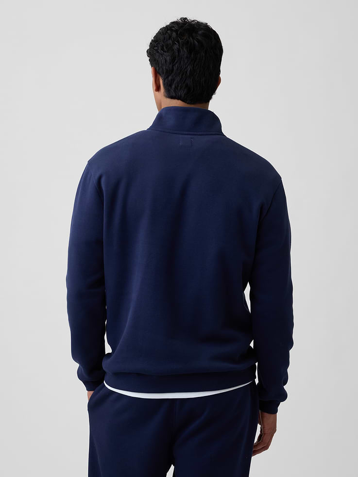 Image 2 of 7, Adult Relaxed Quarter-Zip Fleece Sweatshirt