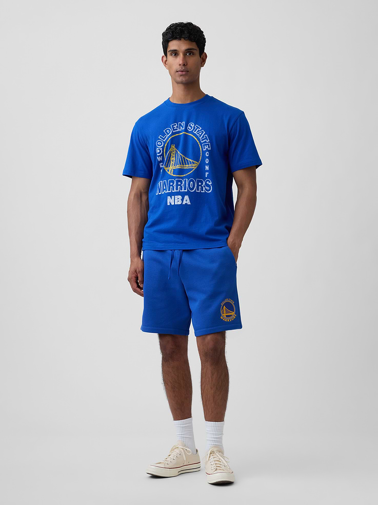 Image 1 of 4, This product is made with/contains 23% recycled polyester. Compared to virgin materials, using recycled materials helps reduce resource use and waste., Soft, comfy fleece., Drawcord ties at elasticized waist., On-seam pockets., NBA team graphic at hem., Product #1178526