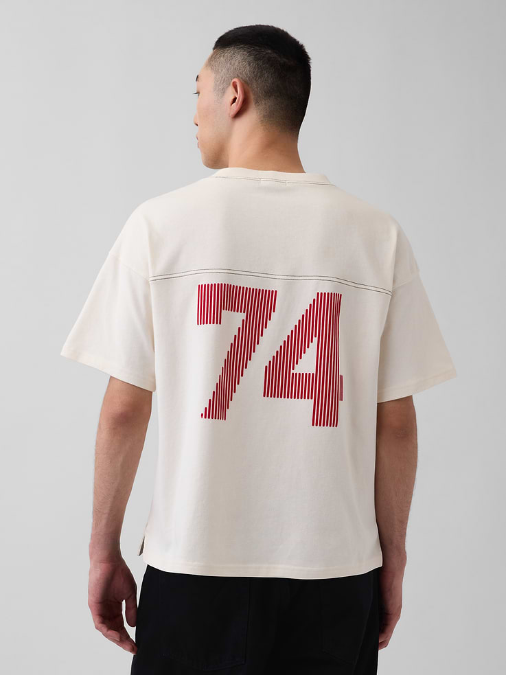 Image number 2 showing, OuiGap Heavyweight Crop Logo T-Shirt