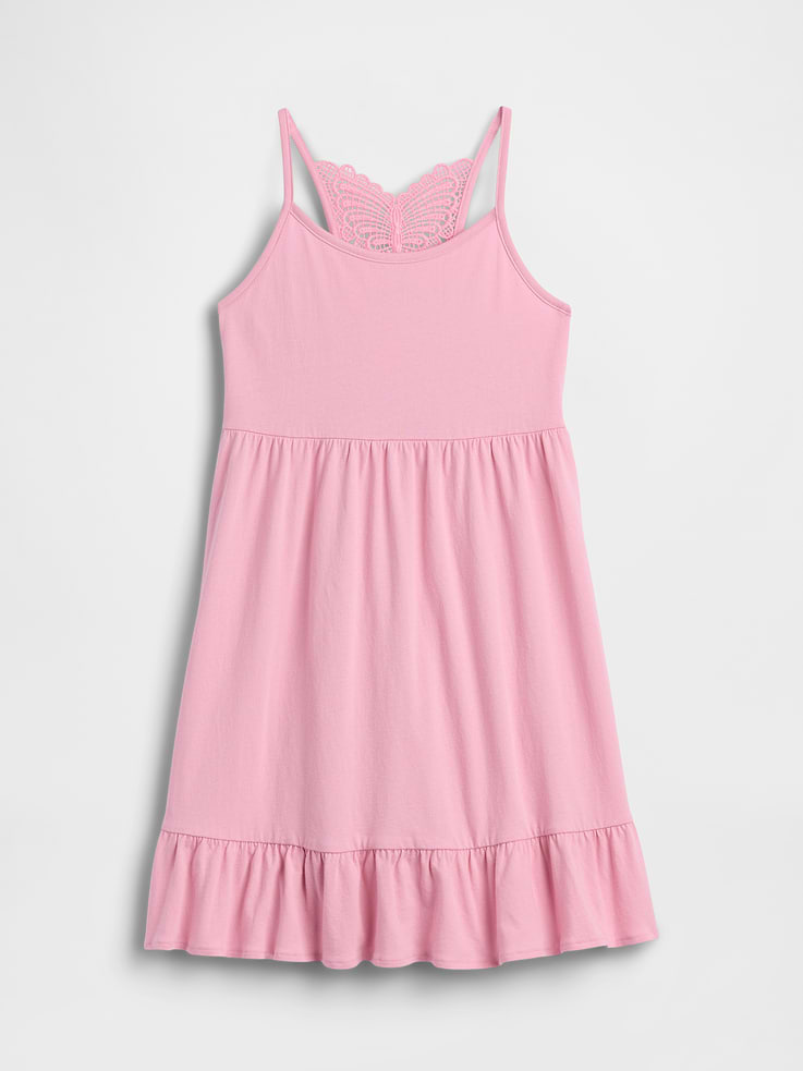 Image number 1 showing, Kids Crochet-Butterfly Dress