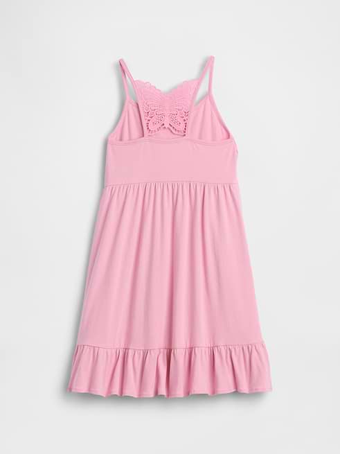 gap crochet dress Factory Girls' Kids Crochet-Butterfly Forever Pink Size L (10) Mini length GL-02.04.25 DESIGN:DM18 Lydia Wedding Dress | Linen blend
