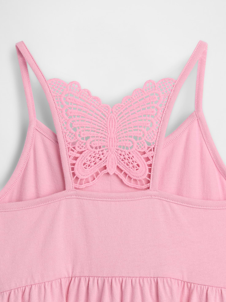 Image number 3 showing, Kids Crochet-Butterfly Dress
