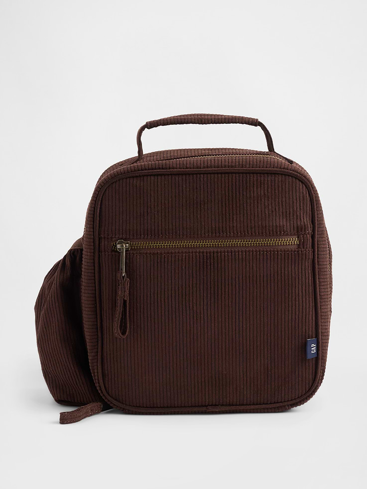 Image number 1 showing, Kids Corduroy Lunch Bag