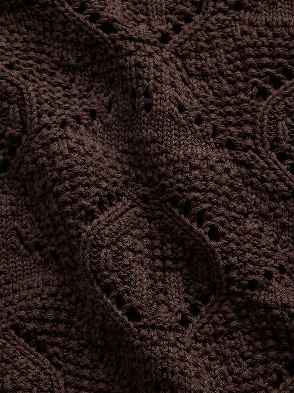 100% Cotton Crochet Sweater