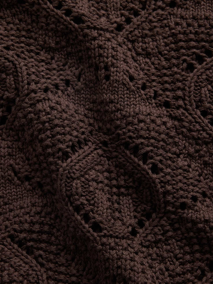 Image number 4 showing, 100% Cotton Crochet Sweater