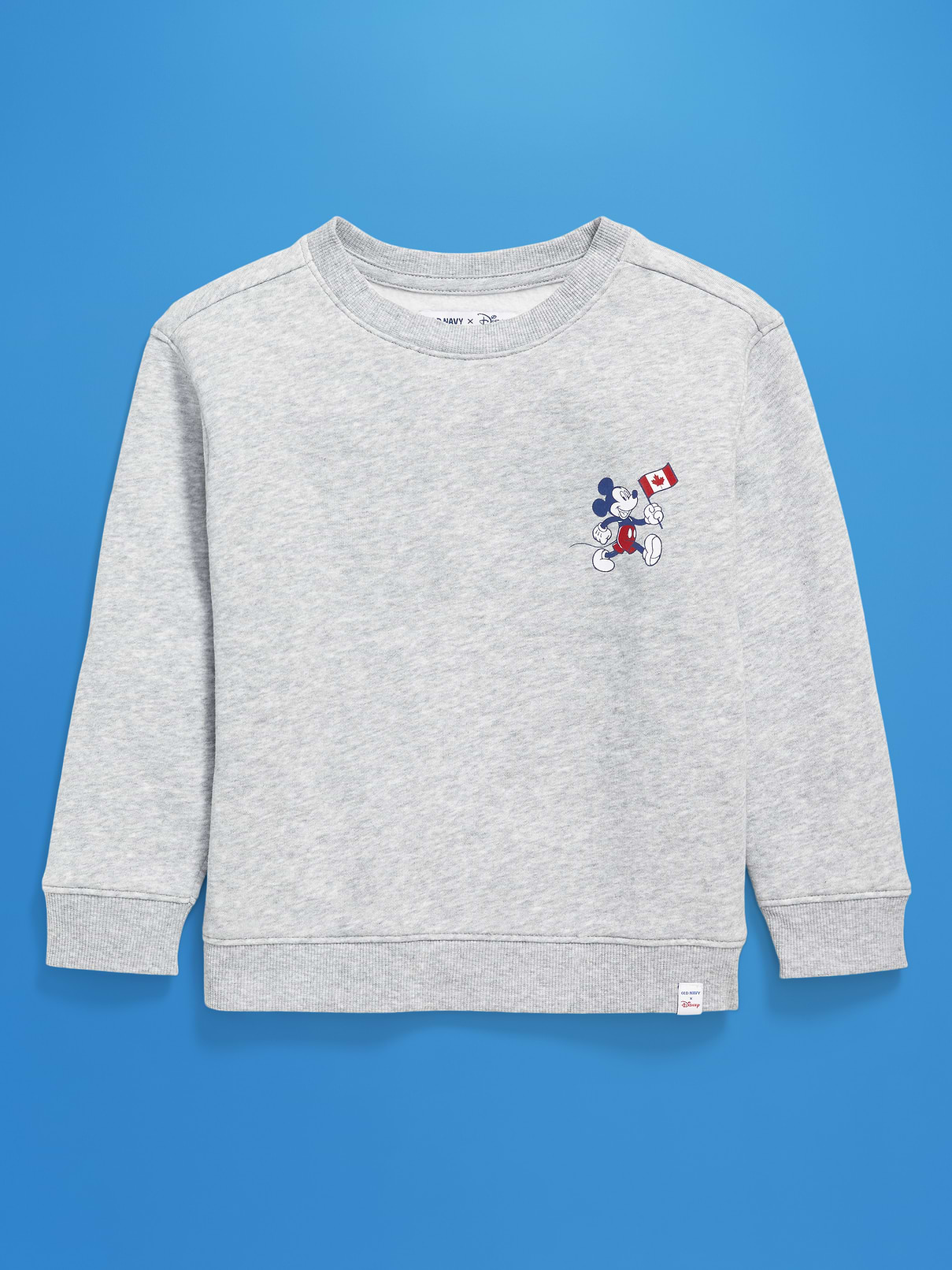 L'image numéro 3 présente Chandail en coton ouaté surdimensionné à imprimé de drapeau et logo unisexe Mickey Mouse Old Navy x Disney© pour tout-petit