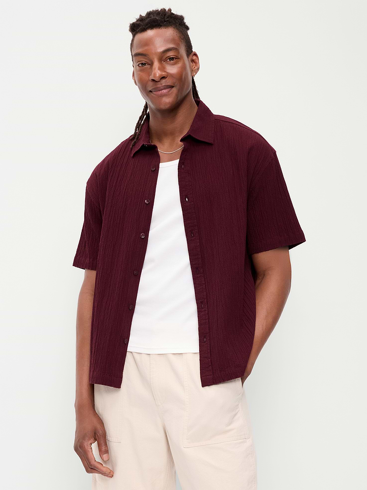 Image number 1 showing, Loose Fit Textured Shirt