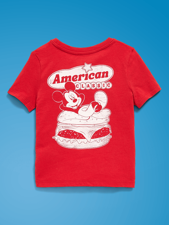 Old Navy x Disney Mickey Mouse Unisex Logo-Graphic T-Shirt for Toddler