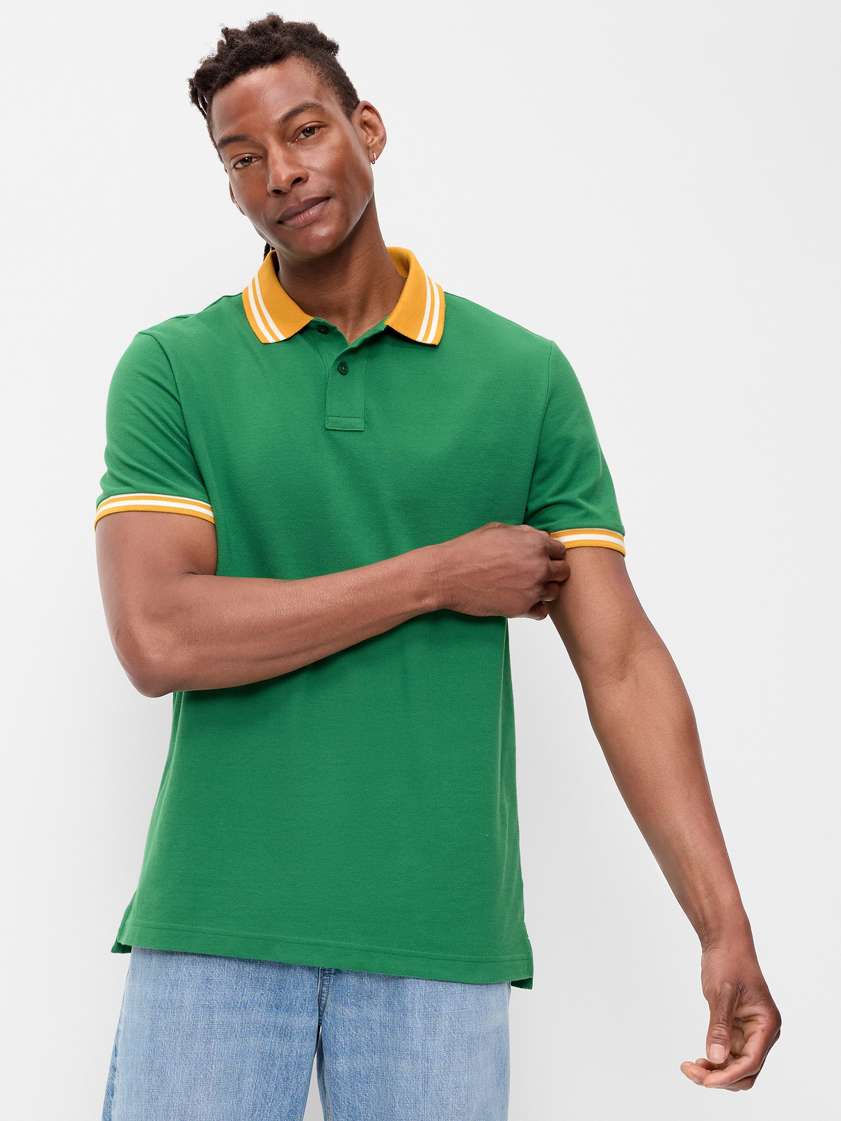 Image number 1 showing, Classic Fit Pique Polo