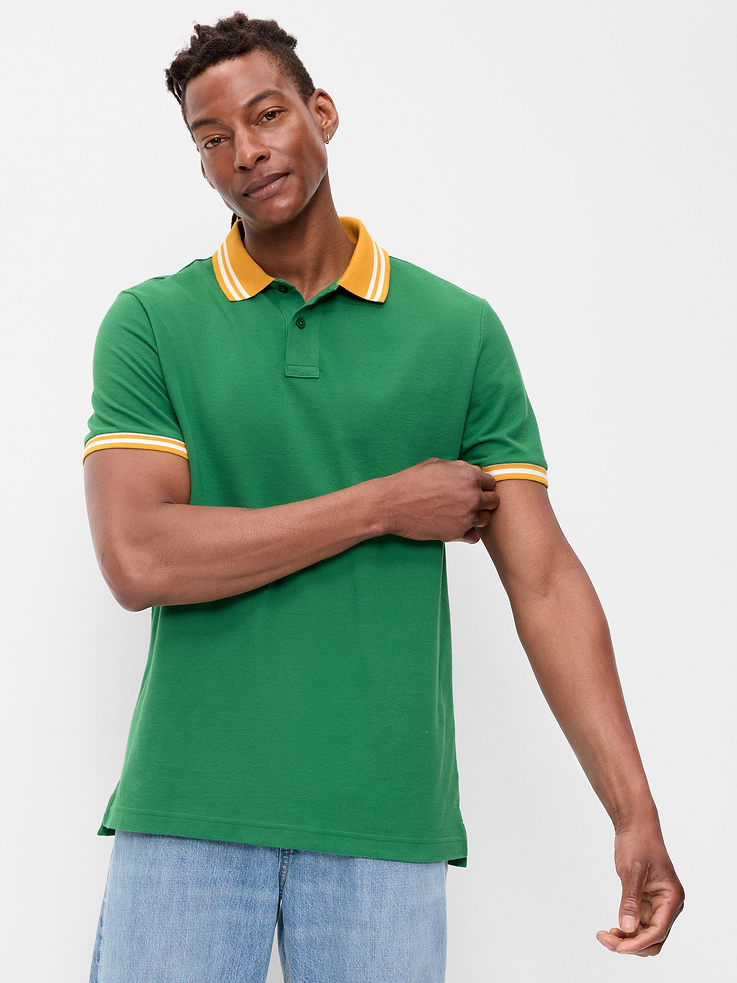 Image number 1 showing, Classic Fit Pique Polo
