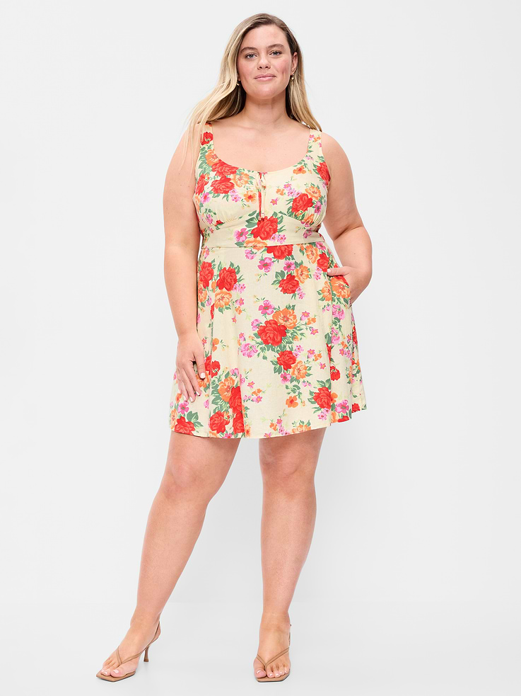 Image number 9 showing, Fit & Flare Cami Mini Dress