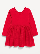 Image number 3 showing, Long-Sleeve Holiday Tutu Dress for Toddler Girls
