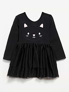 Image number 2 showing, Long-Sleeve Halloween Tutu Dress for Toddler Girls