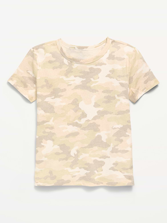Softest Printed Short-Sleeve T-Shirt for Girls