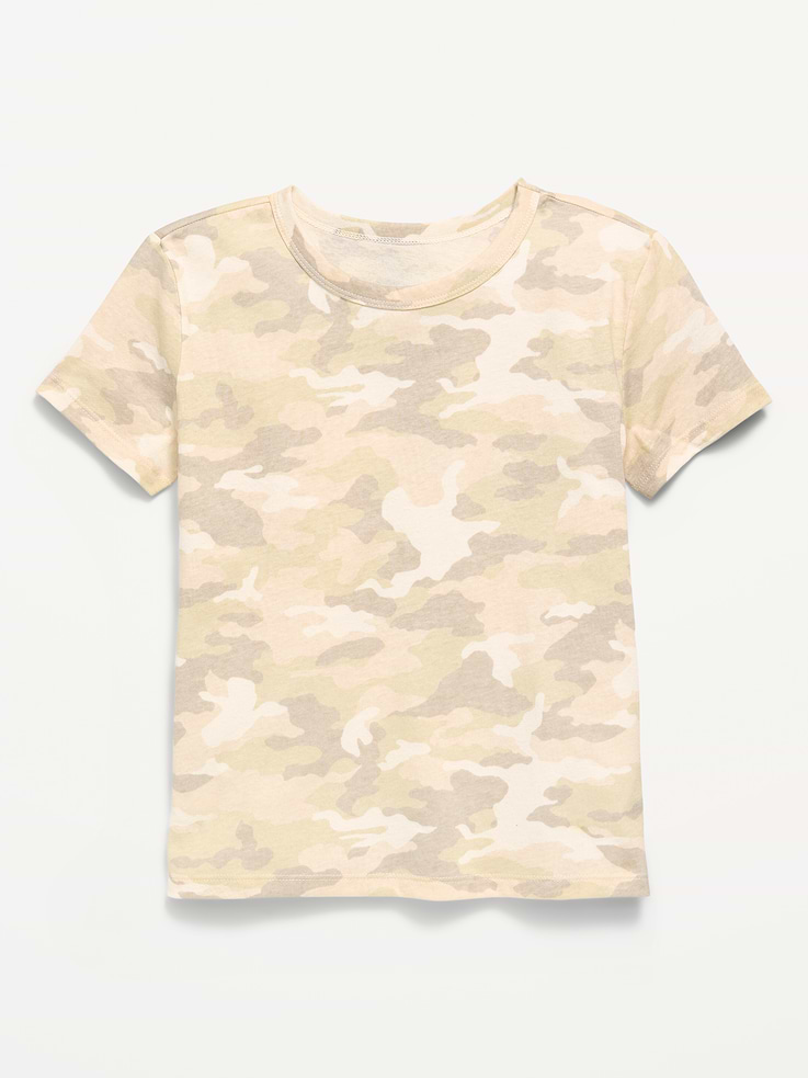 Image 1 of 1, crew neck, short sleeves, all-over print, Product #893941