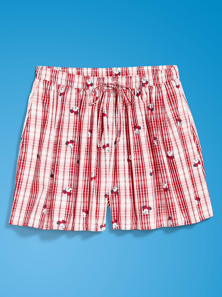 Image number 7 showing, Old Navy x Disney Minnie Mouse High-Waisted Plaid Shorts for Women
